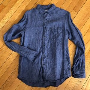 Uniqlo Linen Button Up - Like New!